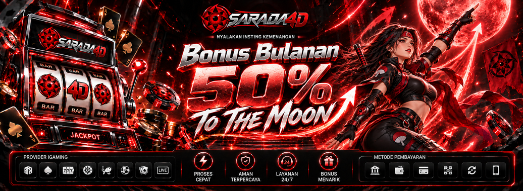 BONUS BULANAN 50%